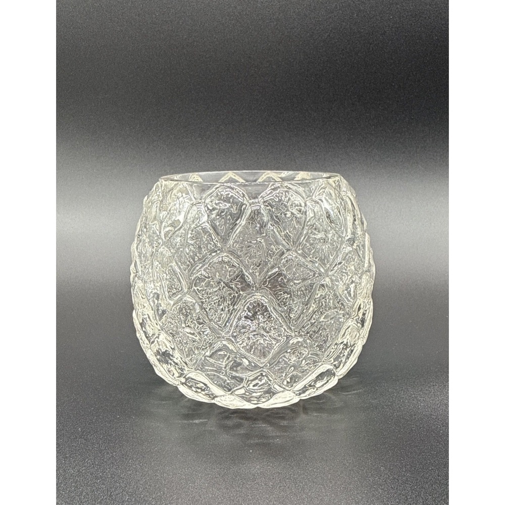 Hawkes Signed Glass Rose Bowl 1900-15 American Brilliant Period Cut Glass Vase